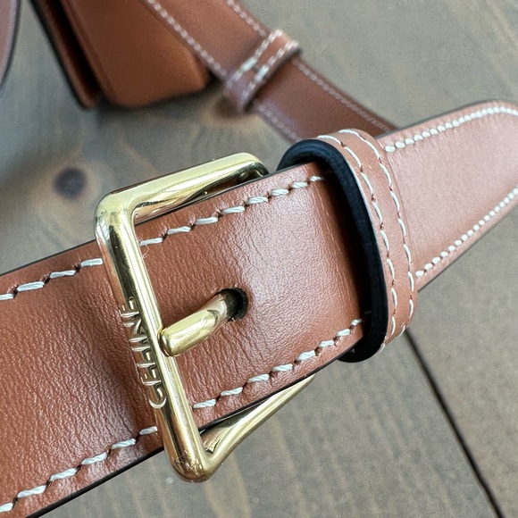 Classique Triomphe bag in Triomphe Canvas and Calfskin - Picture 7 of 14